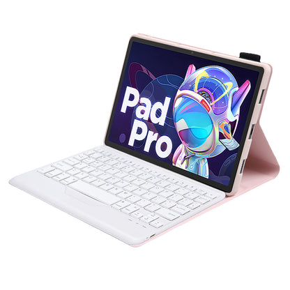 AM18-B For Lenovo Pad Pro 2022 11.2-inch Protective Case with Detachable Bluetooth Keyboard Anti-Drop Tablet Case