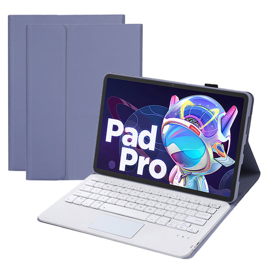 AM18-A For Lenovo Pad Pro 2022 11.2-inch Removable Bluetooth Keyboard Case with TouchPad Anti-Scratch Protective Case