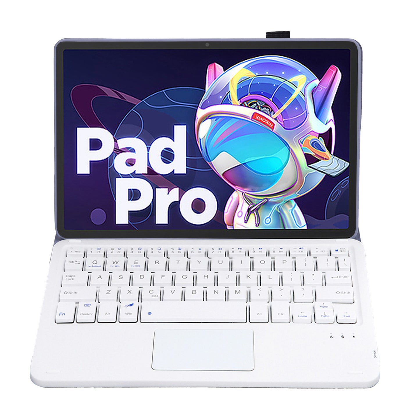 AM18-A For Lenovo Pad Pro 2022 11.2-inch Removable Bluetooth Keyboard Case with TouchPad Anti-Scratch Protective Case
