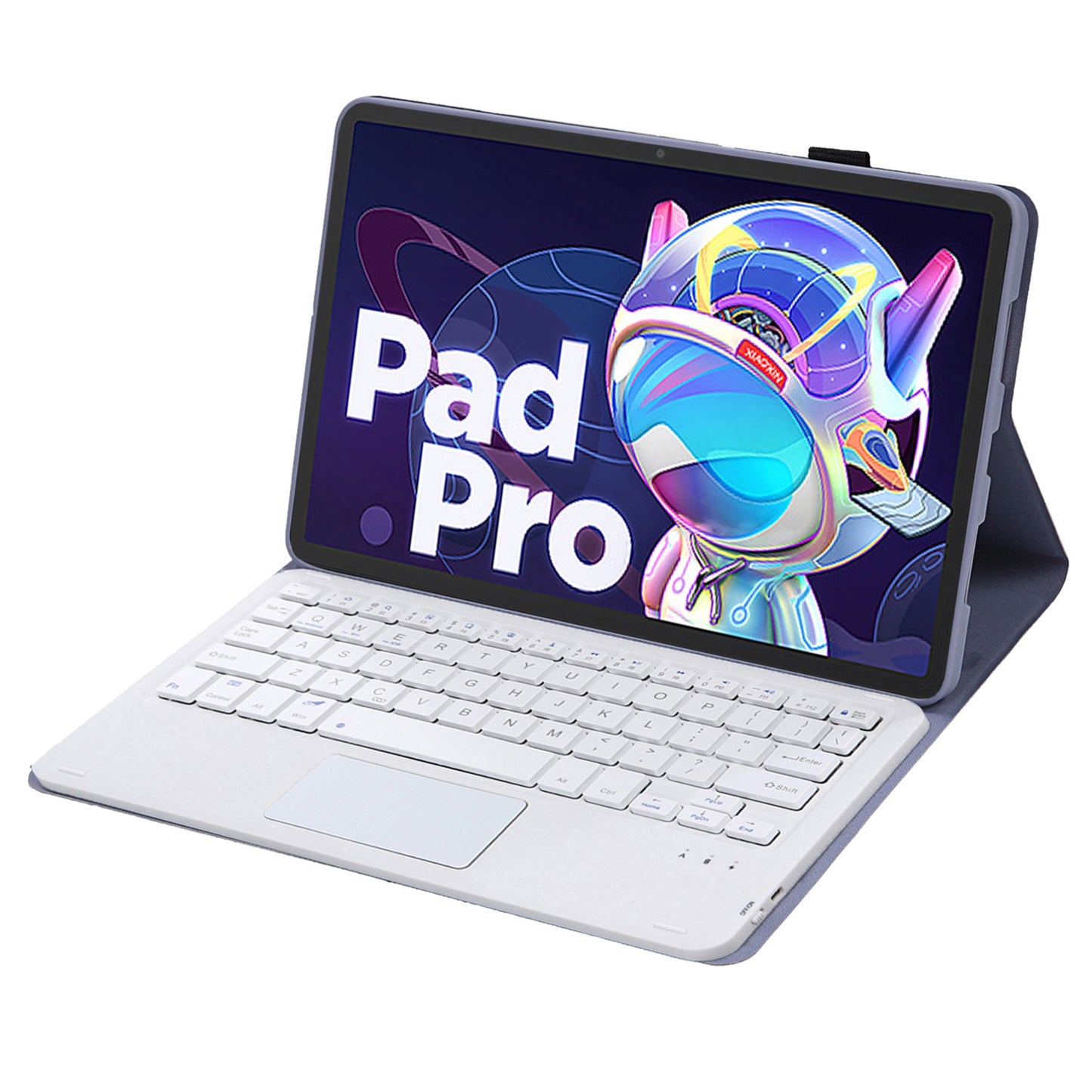 AM18-A For Lenovo Pad Pro 2022 11.2-inch Removable Bluetooth Keyboard Case with TouchPad Anti-Scratch Protective Case