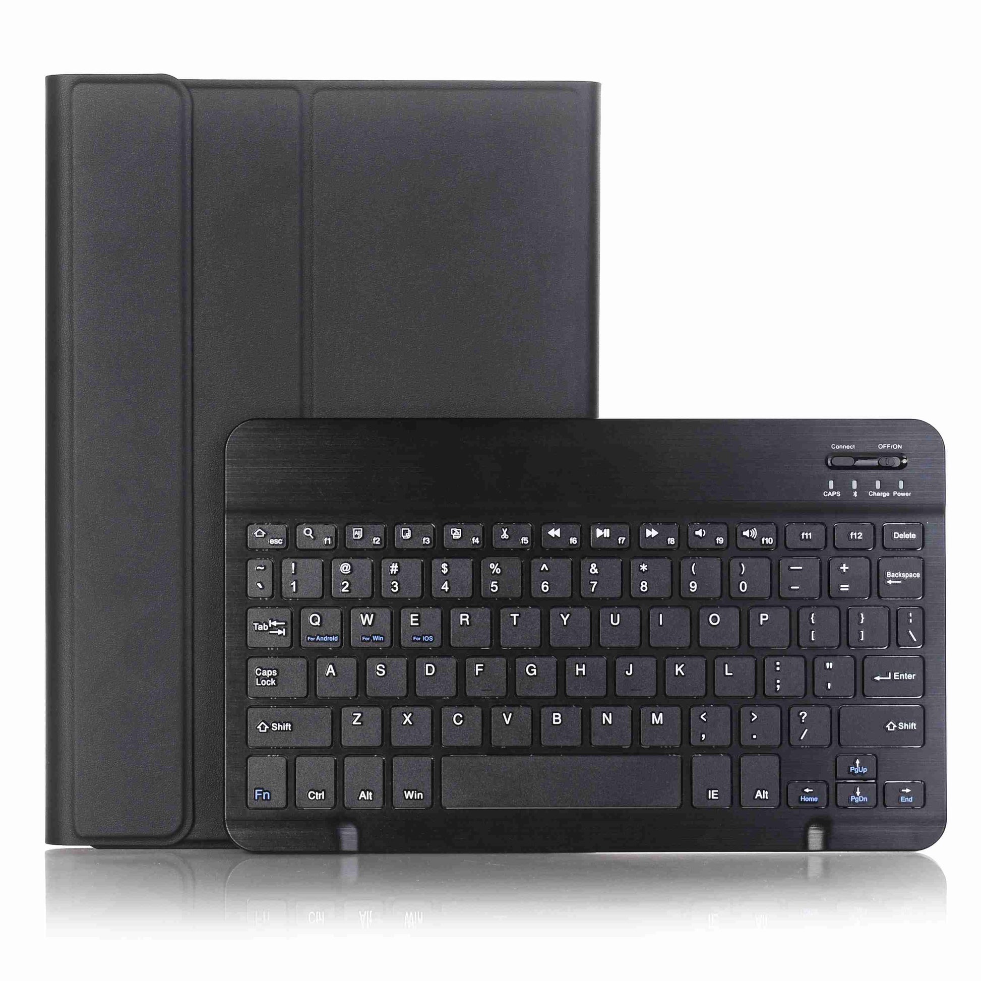 A10B for iPad 10.9 (2022) Pen Slot Design Foldable Stand Leather + TPU Tablet Protective Cover with Bluetooth Keyboard
