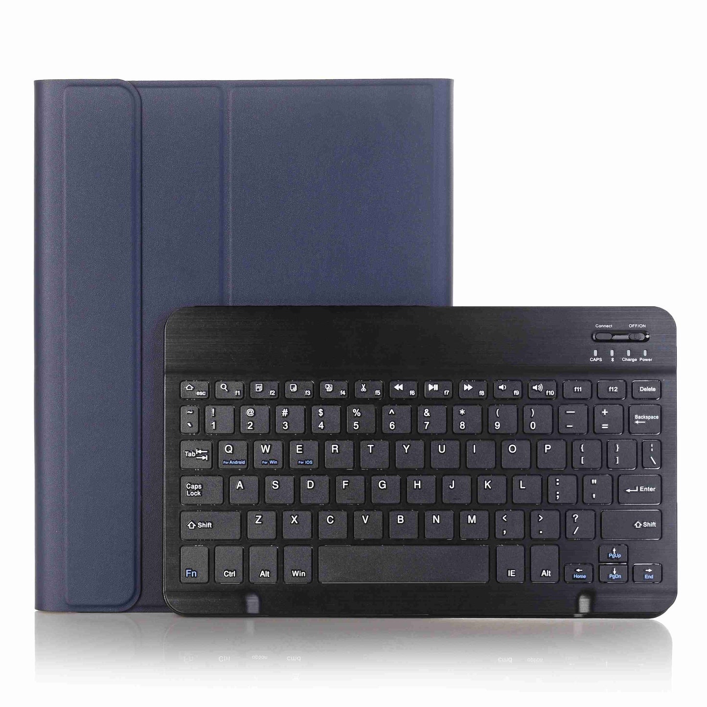 A10B for iPad 10.9 (2022) Pen Slot Design Foldable Stand Leather + TPU Tablet Protective Cover with Bluetooth Keyboard