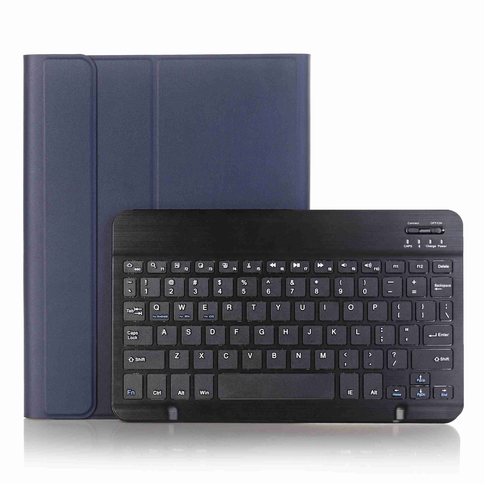 A10B for iPad 10.9 (2022) Pen Slot Design Foldable Stand Leather + TPU Tablet Protective Cover with Bluetooth Keyboard