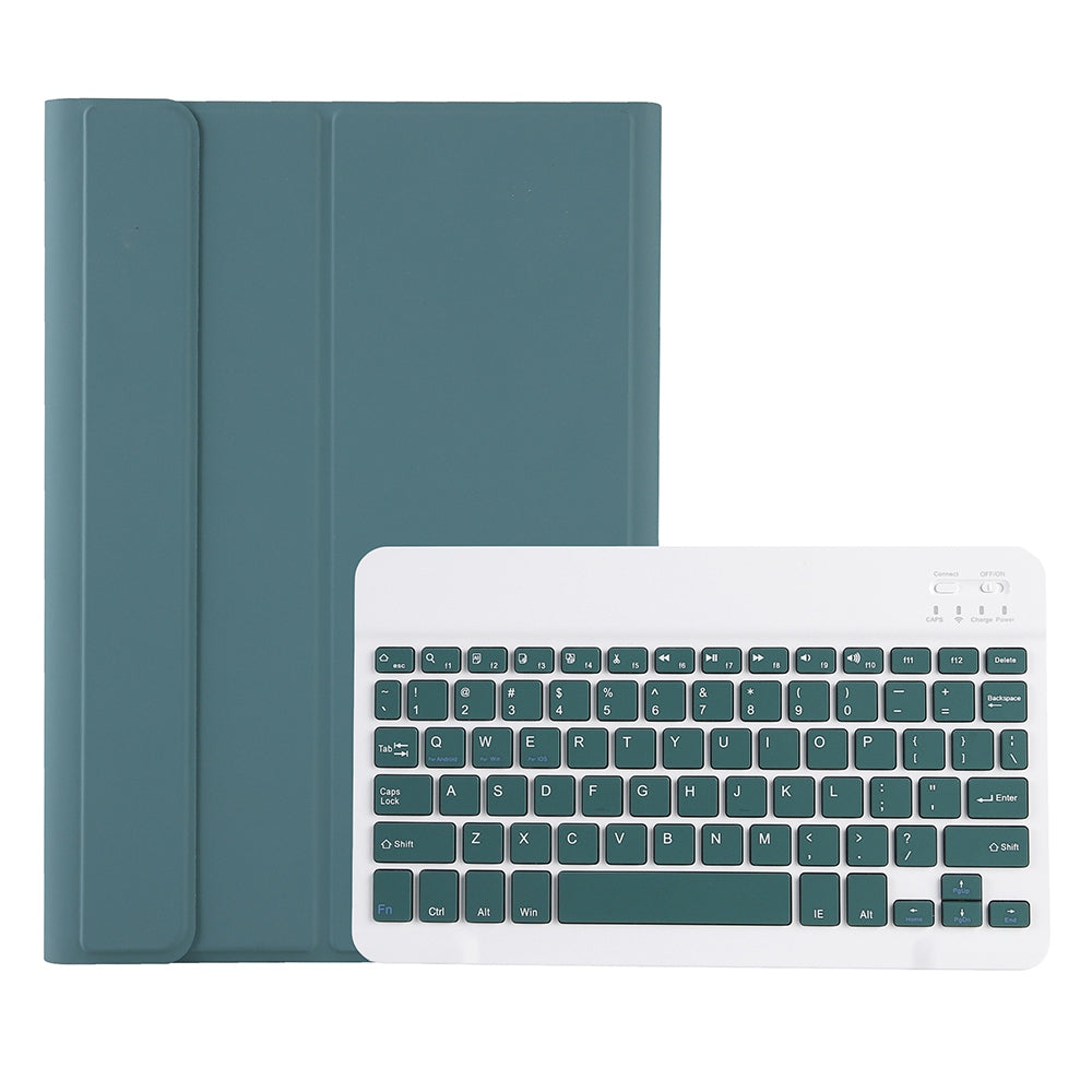 A10B for iPad 10.9 (2022) Pen Slot Design Foldable Stand Leather + TPU Tablet Protective Cover with Bluetooth Keyboard