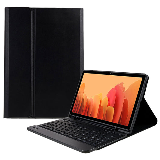 SK-T500 For Samsung Galaxy Tab A7 10.4 (2020) T500 / T505 Colorful Backlights Keyboard Protective Tablet Case PU Leather Folio Stand Anti-scratch Cover