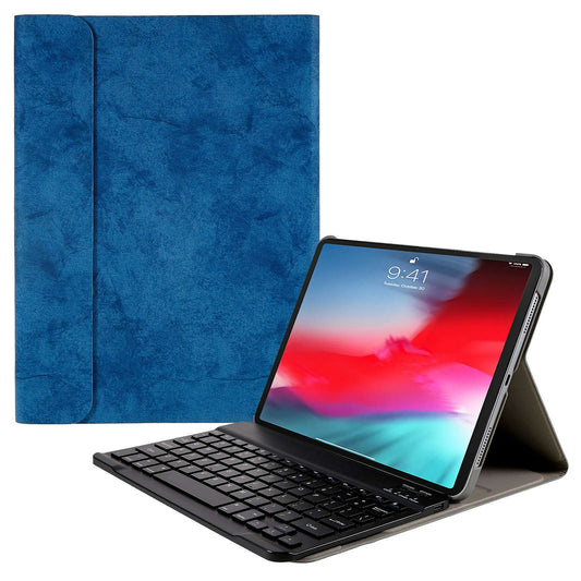 SK-1101 For iPad Pro 11-inch (2018) / iPad Air (2022) / (2020) Cloth Texture Auto Wake / Sleep PU Leather Tablet Stand Drop-proof Cover with Backlit Bluetooth Keyboard