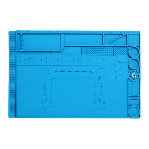 TE-505 Silicone Repair Mat Magnetic Soldering Pad Heat Insulation for Electronics Repair