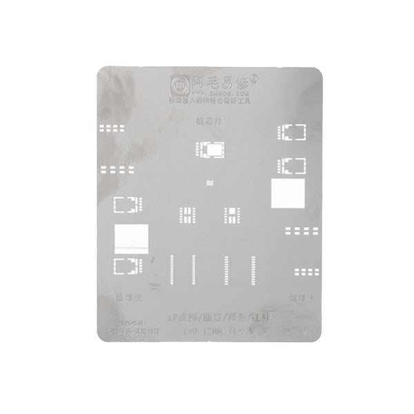 Amaoe BGA Reballing Stencil Tin Solder Template for iPhone Dot Matrix/Face ID/True Tone/Infrared Repair