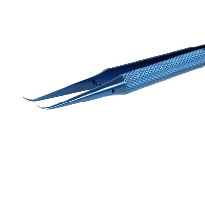 RELIFE RT-15C 0.15mm Ultra High Precision Flying Wire Tweezer for Mobile Phone Mainboard Maintenance - Curved Tip