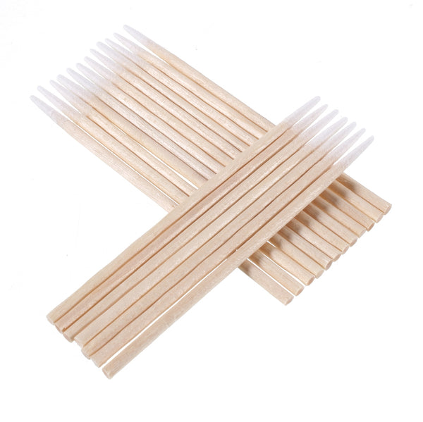 100Pcs BEST Mobile Phone Charge Port Earphone Jack Dust Removal Cleaning Tools Cotton Swab Sticks