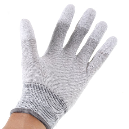 TOP FIT PU Coated Finger Anti-Fingerprint Cut Protection Glove Size L