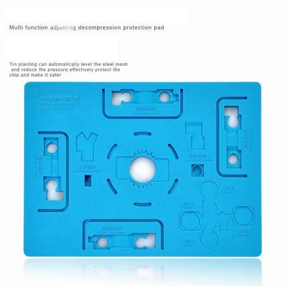 13x10cm Magic Mat Multi-functional CPU Planting Tin Fingerprint Heat Insulation Repair Silicone Pad