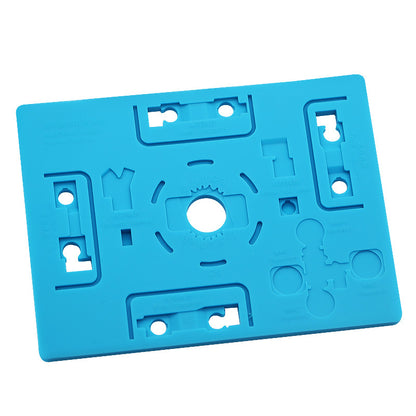 13x10cm Magic Mat Multi-functional CPU Planting Tin Fingerprint Heat Insulation Repair Silicone Pad