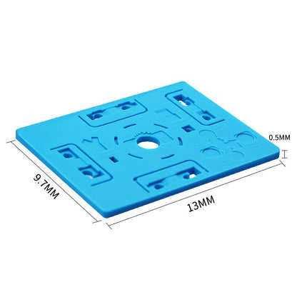 13x10cm Magic Mat Multi-functional CPU Planting Tin Fingerprint Heat Insulation Repair Silicone Pad