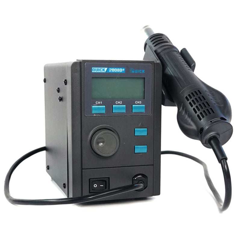 QUICK 2008D+ Upgrade 110V Hot Air Desoldering Station for BGA Reballing SMD Phone motherboard Repair Tools