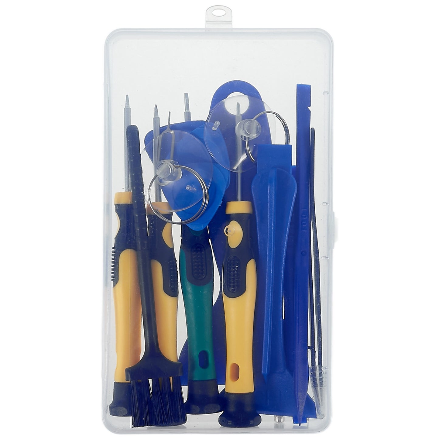 JF-8182 21-in-1 Professional Precision Screwdriver Set for iPhone 13 Pro 6.1 inch Replacement Parts Battery Adhesive Tape Sticker + Middle Plate Frame Waterproof Adhesive Sticker, Portable Opening Pry Tool Repair Kit