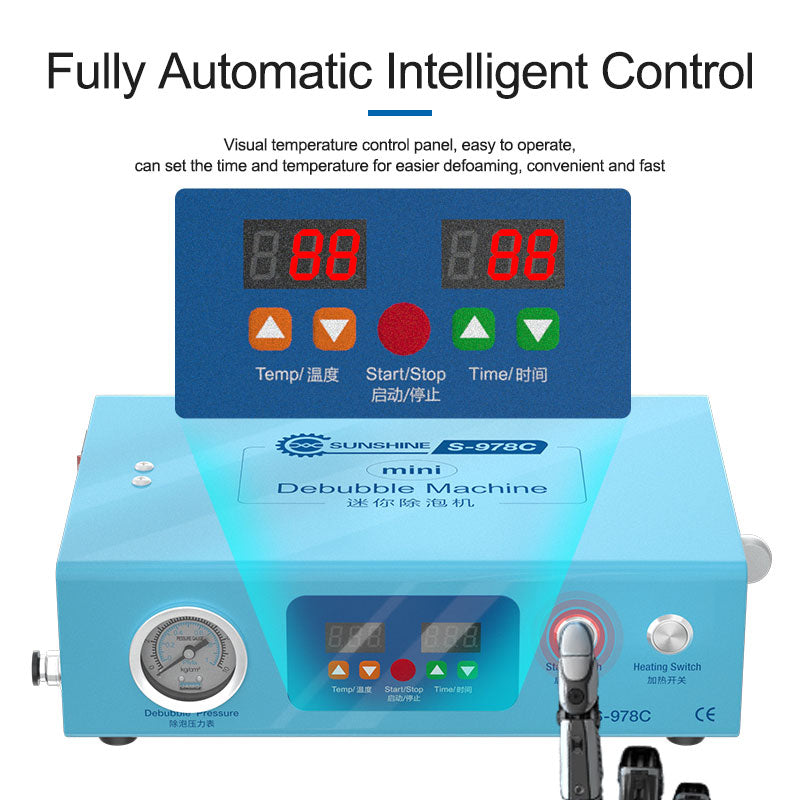 SUNSHINE S-978C Mini LCD Defoaming Bubble Remover Machine LCD Refurbishment Debubbler