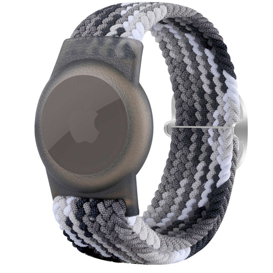 Braided Wrist Band for Apple AirTags, Anti-scratch Protective TPU Cover Kids Strap