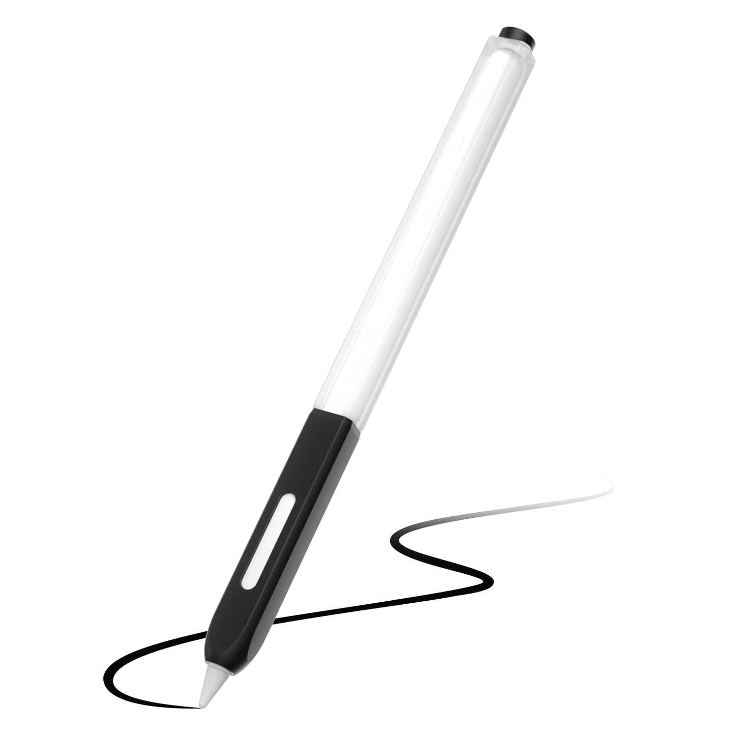 For Apple Pencil (2nd Generation) Jelly Stylus Pen Cover Soft Silicone Anti-drop Protective Sleeve