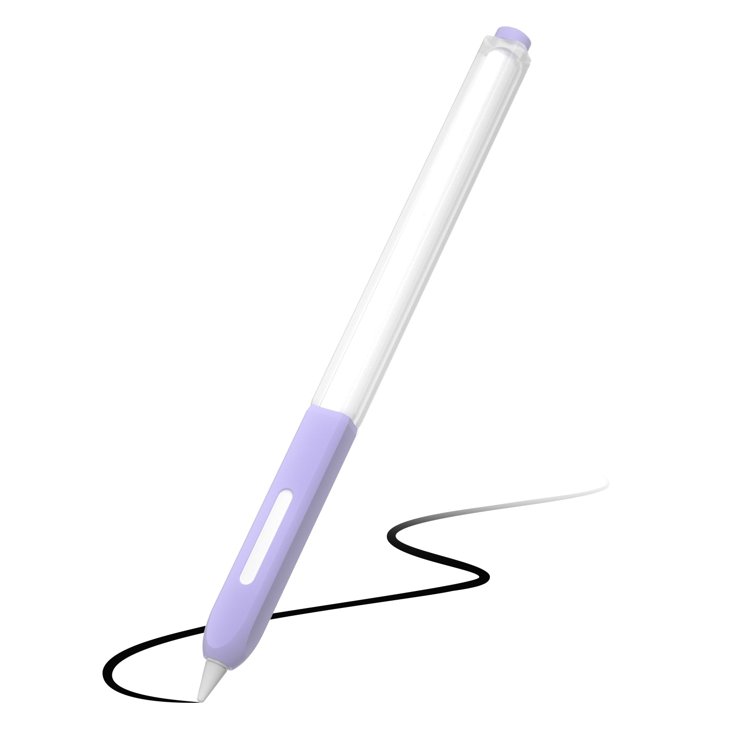 For Apple Pencil (2nd Generation) Jelly Stylus Pen Cover Soft Silicone Anti-drop Protective Sleeve