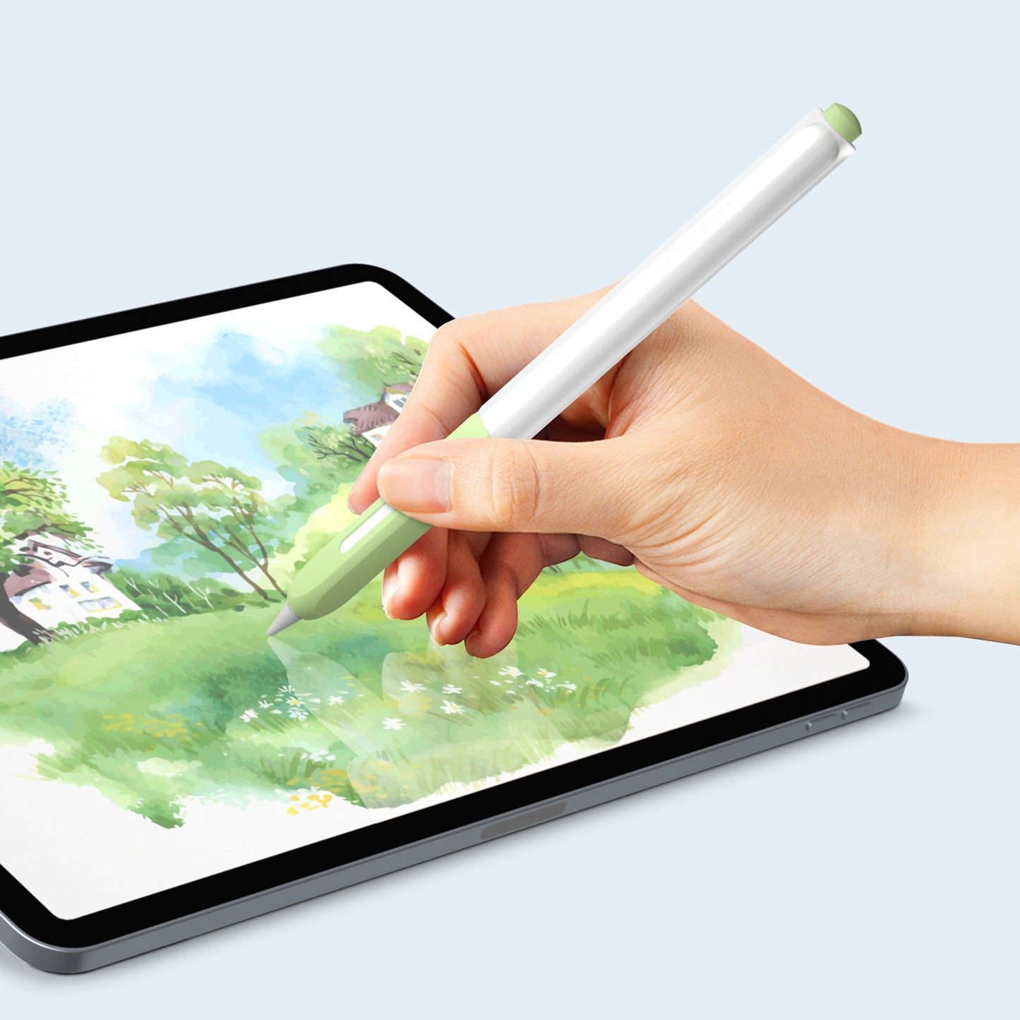 For Apple Pencil (2nd Generation) Jelly Stylus Pen Cover Soft Silicone Anti-drop Protective Sleeve