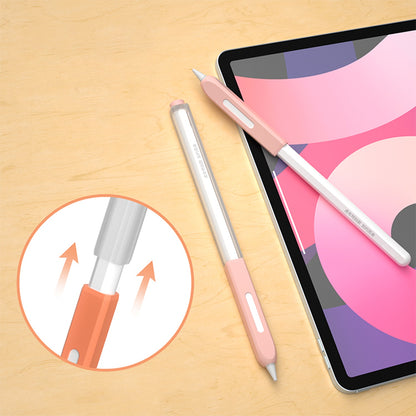 For Apple Pencil (2nd Generation) Jelly Stylus Pen Cover Soft Silicone Anti-drop Protective Sleeve