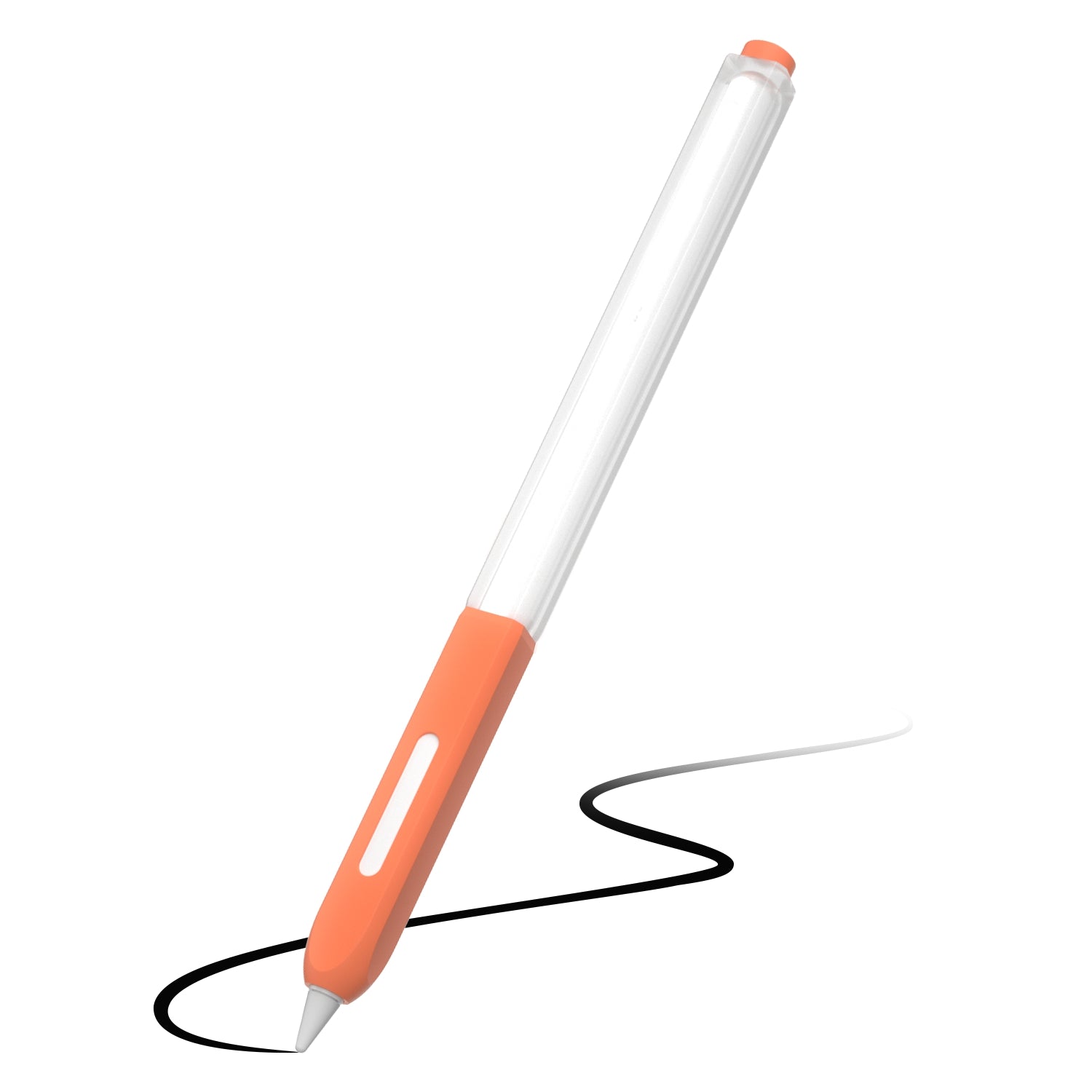 For Apple Pencil (2nd Generation) Jelly Stylus Pen Cover Soft Silicone Anti-drop Protective Sleeve