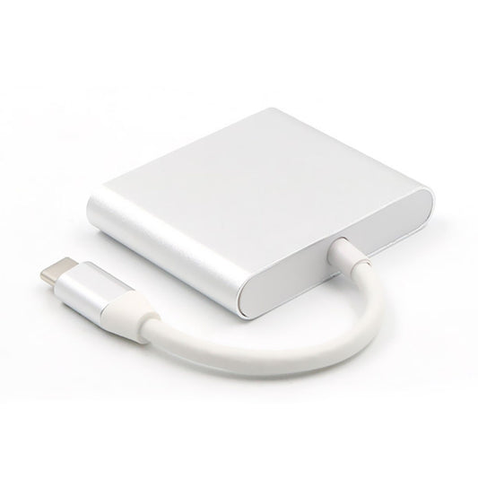 T536 3 in 1 Type C to HDMI USB 3.0 Multiport Cable Converter Adapter for Samsung Huawei MacBook