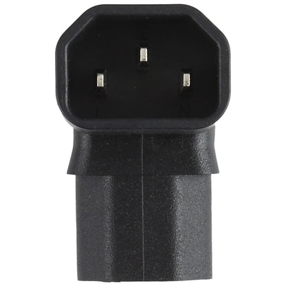IEC C14 to C13 Power Adapter PDU Plug/Socket Down 90 Degree