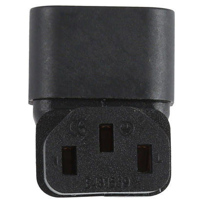 IEC C14 to C13 Power Adapter PDU Plug/Socket Down 90 Degree
