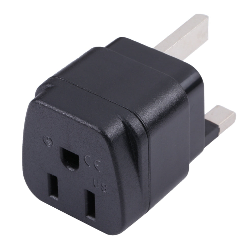 13A 250V 3-Hole US to UK Plug Flame Retardant PC Power Socket Conversion Adapter with Fuse Protection