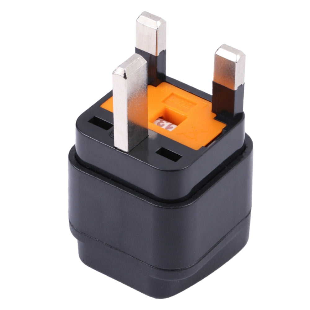 13A 250V 3-Hole US to UK Plug Flame Retardant PC Power Socket Conversion Adapter with Fuse Protection
