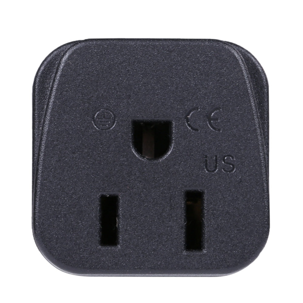 13A 250V 3-Hole US to UK Plug Flame Retardant PC Power Socket Conversion Adapter with Fuse Protection