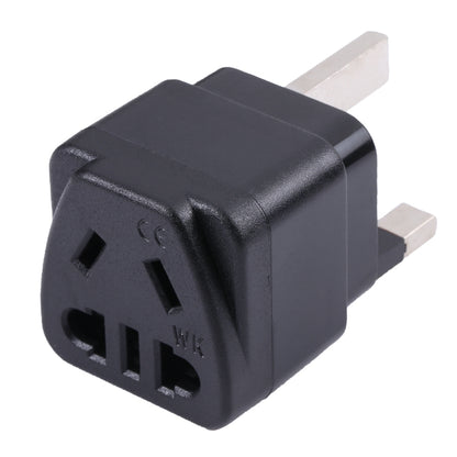 13A 250V 5-Hole to UK Plug Travel Conversion Adapter Wall Socket Converter with Fuse Protection