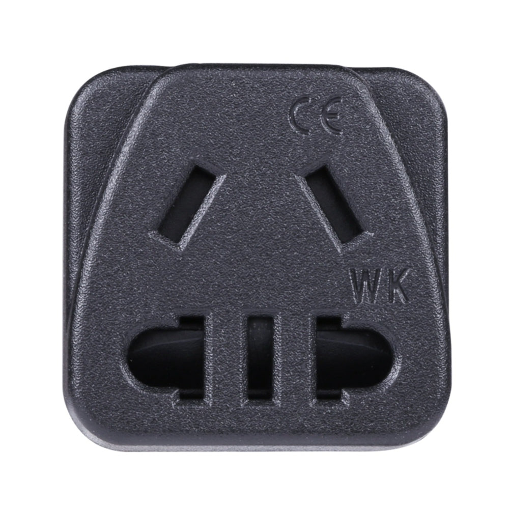 13A 250V 5-Hole to UK Plug Travel Conversion Adapter Wall Socket Converter with Fuse Protection