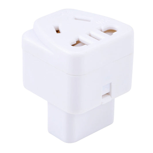 15A-125V 10A-250V Universal 5-Hole to C13 / C14 Power Socket Conversion Plug, Built-in Dust Cap