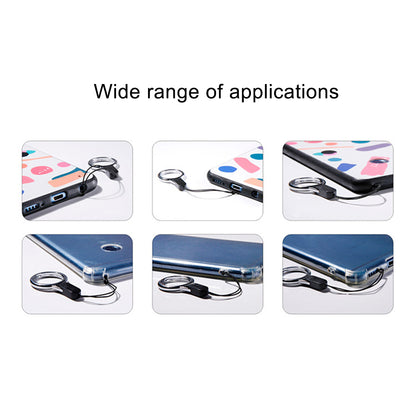 10Pcs / Pack 12 Constellations Cartoon Printed Rotating Buckle Lanyard Detachable Mobile Phone Name Tag Neck Strap