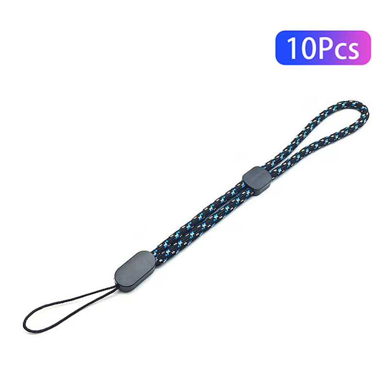 10Pcs / Pack Mobile Phone Anti-drop Adjustable Wrist Rope Cellphone Case Flashlight Power Bank Lanyard