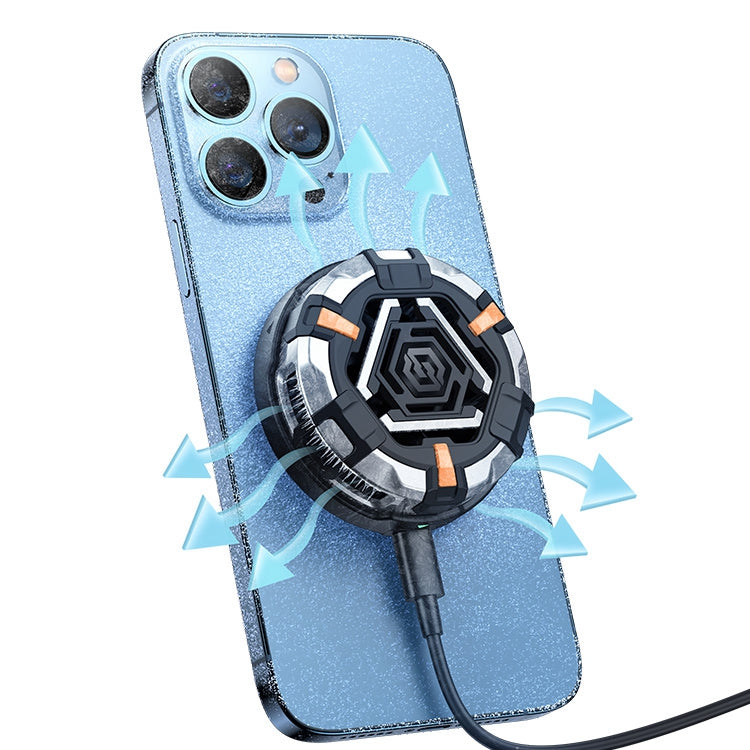 BENKS SR05 for iPhone 12 / 13 Series Magnetic Attraction Radiator Cooling Fan Phone Live Streaming Gaming Heat Dissipation Cooler