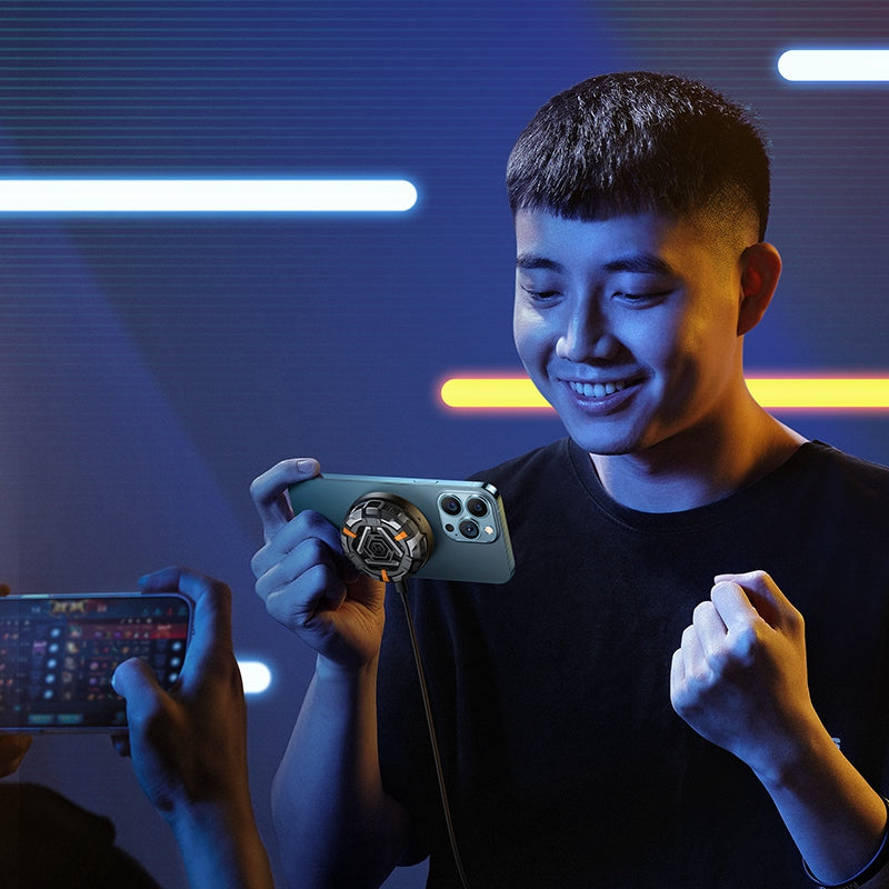 BENKS SR05 for iPhone 12 / 13 Series Magnetic Attraction Radiator Cooling Fan Phone Live Streaming Gaming Heat Dissipation Cooler