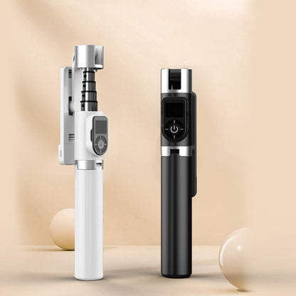 P70D Aluminum Alloy Retractable Bluetooth Selfie Stick LED Fill Light with Tripod