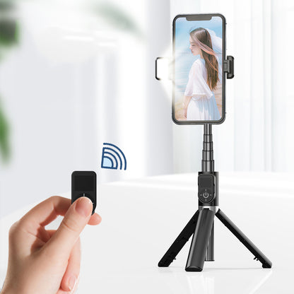 P70D Aluminum Alloy Retractable Bluetooth Selfie Stick LED Fill Light with Tripod