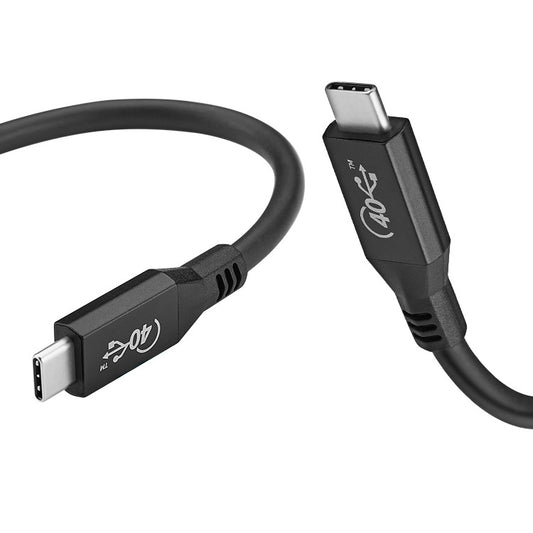 1m USB4 Thunderbolt 4 40Gbps 4K/60Hz Cord 5A/20V 100W Type-C PD Fast Charging Cable for Macbook Pro