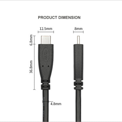1m USB 3.1 Gen 2 Tipo C SuperSpeed 10Gbps USB-C to USB-C Cable for Data Transmission Fast Charging