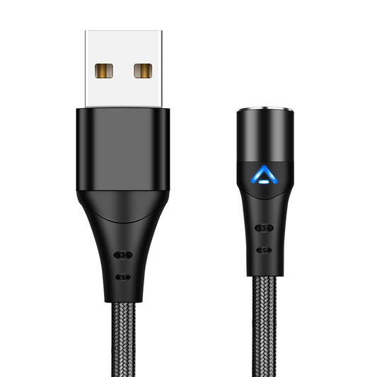 1m 3A Magnetic Attraction Nylon Braided Charging Cable USB Data Cord (No Magnetic Adapter)