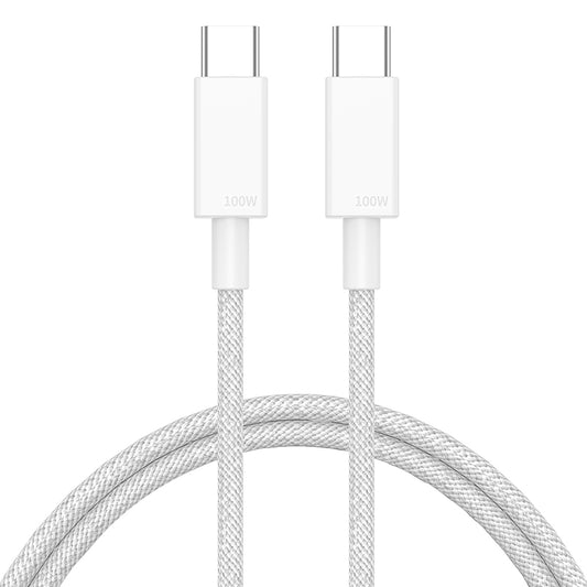 1m Cell Phone Cable Tear-resistant PD 100W Type C Fast Charging Wire for Tablet and Laptop