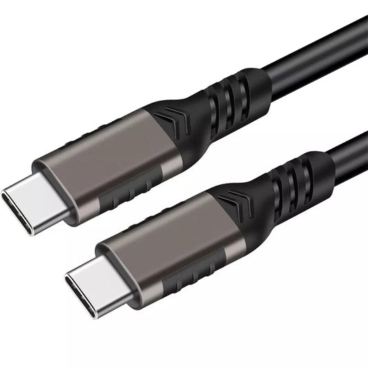 1.5m For MacBook Tablet Phone Fast Charging Cable USB3.2 Gen2 4K / 60Hz 20Gbps Data Cable PD 100W Type-C to Type-C Cord