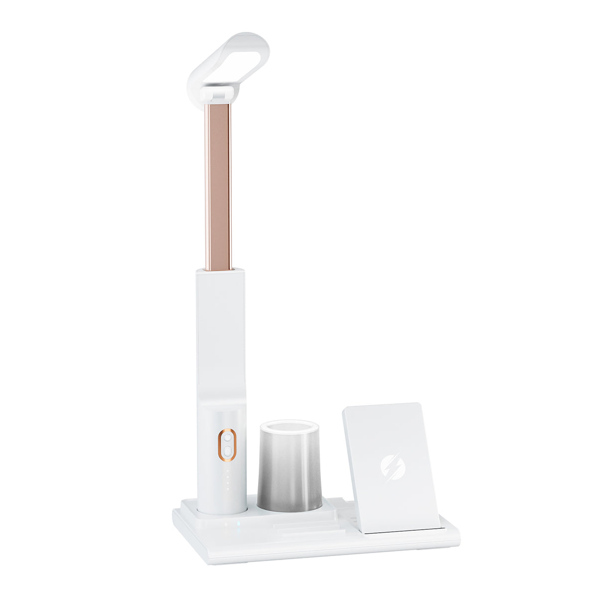15W Fast Charging Wireless Charger Multifunctional Folding Charging Station with 3-Mode Lamp