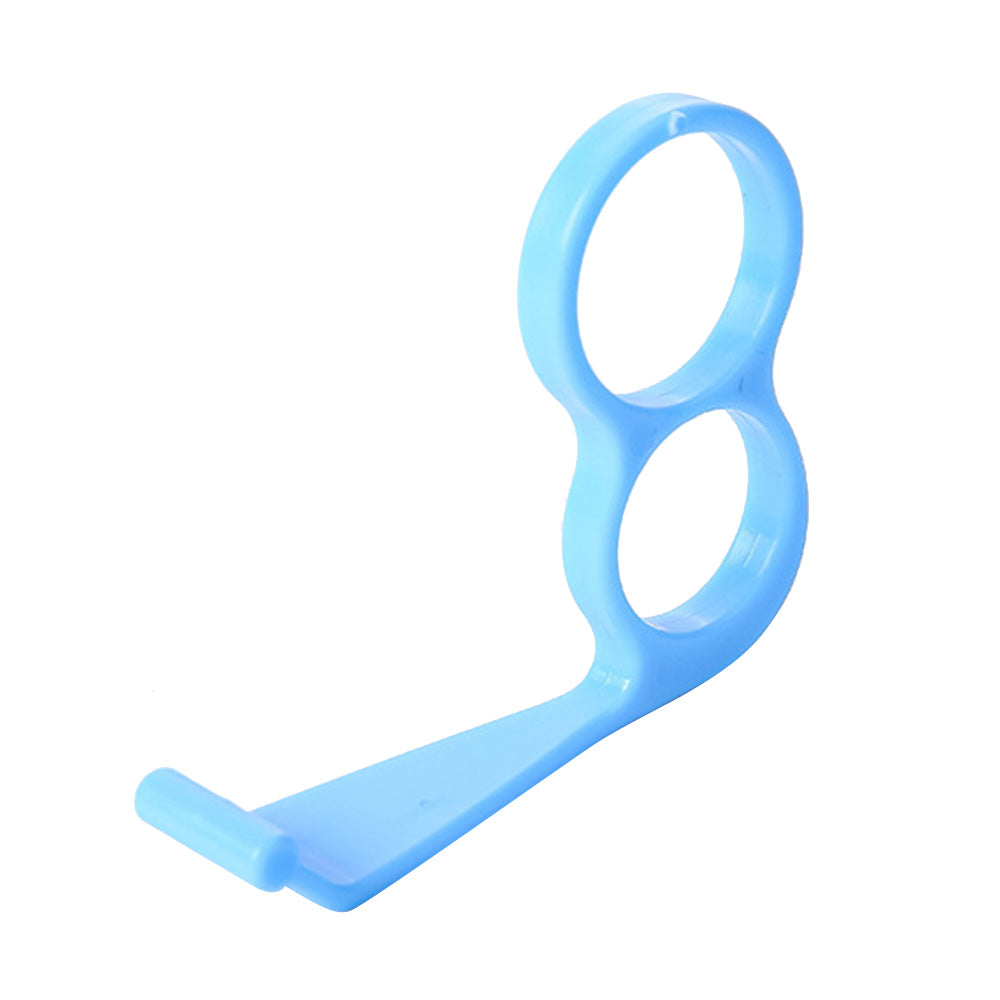 10Pcs Double Finger Ring Grip L Shaped Mobile Phone Mount Holder Plastic Desk Stand