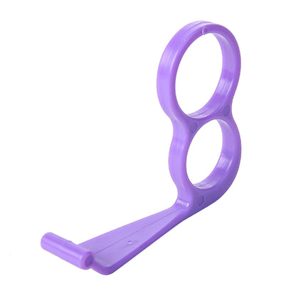 10Pcs Double Finger Ring Grip L Shaped Mobile Phone Mount Holder Plastic Desk Stand